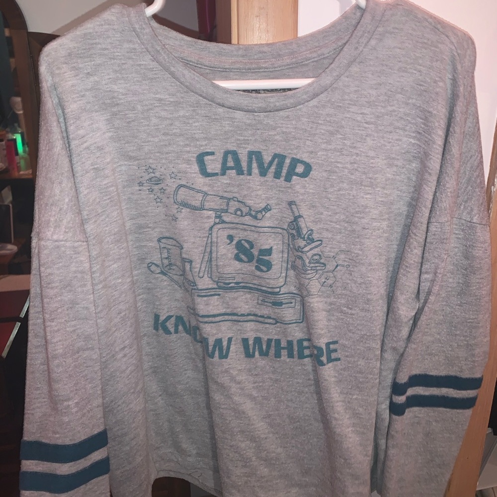 stranger things camp know where shirt